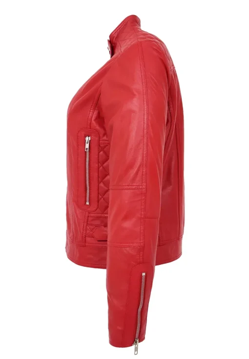 womens-designer-fitted-quilted-red-faux-leather-biker-jacket