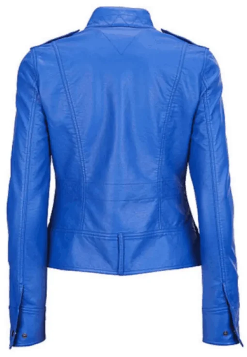 womens-elegant-blue-faux-leather-motorcycle-jacket