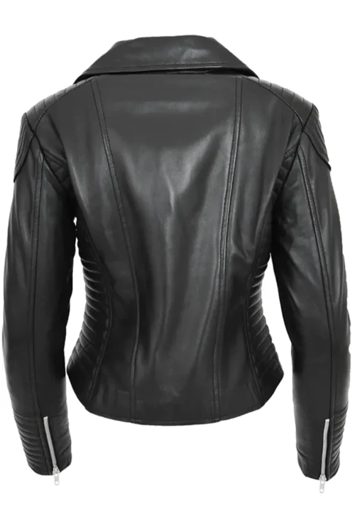 womens-fitted-quilted-designer-black-faux-leather-biker-jacket