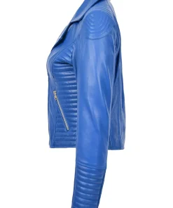 womens-fitted-quilted-designer-blue-faux-leather-biker-jacket