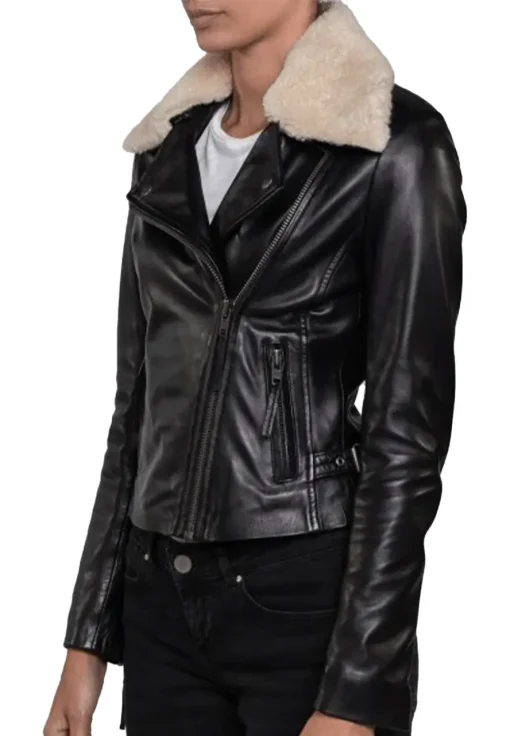 womens-fur-collared-black-faux-leather-moto-jacket