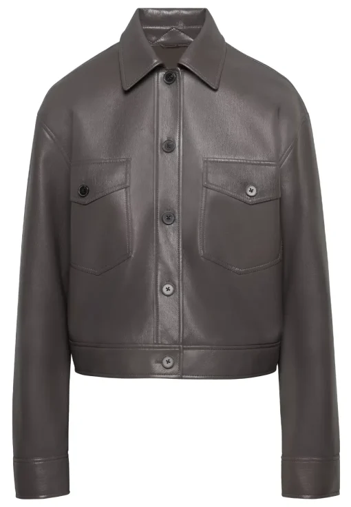 womens-grey-faux-leather-shirt-jacket