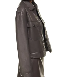 womens-grey-faux-leather-shirt-jacket