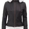 womens-hooded-brown-faux-leather-shearling-jacket