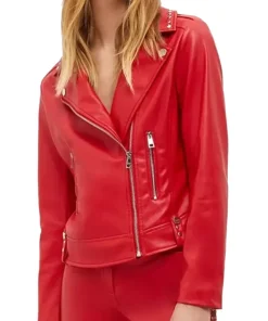 womens-red-biker-faux-leather-jacket