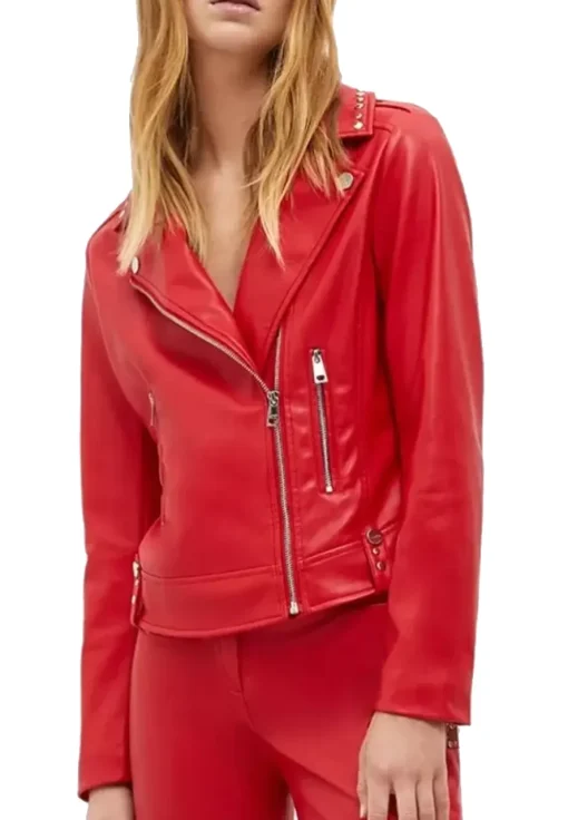 womens-red-biker-faux-leather-jacket
