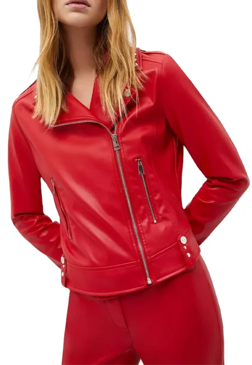 womens-red-biker-faux-leather-jacket