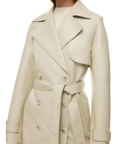womens-sand-white-faux-leather-single-breasted-coat
