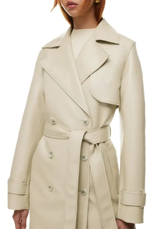 womens-sand-white-faux-leather-single-breasted-coat