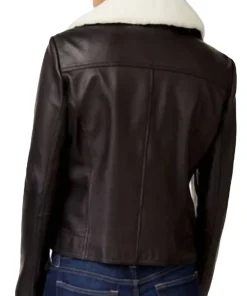 womens-shearling-collar-black-faux-leather-biker-jacket