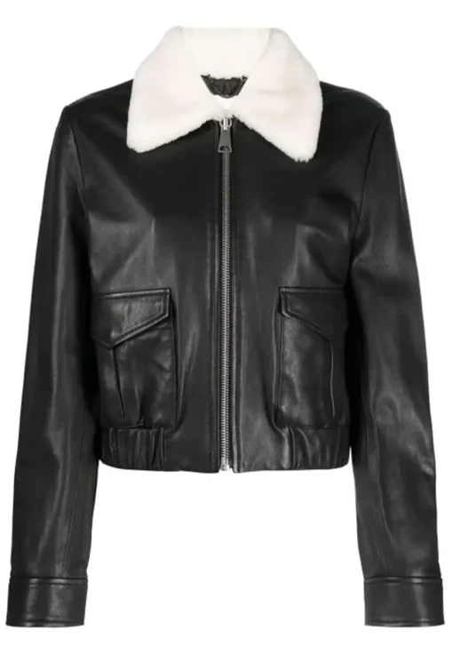 womens-shearling-collar-black-faux-leather-bomber-jacket
