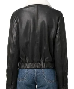 womens-shearling-collar-black-faux-leather-bomber-jacket