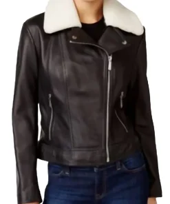 womens-shearling-collar-black-faux-leather-jacket
