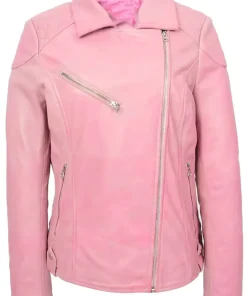 womens-trendy-biker-faux-leather-pink-jacket