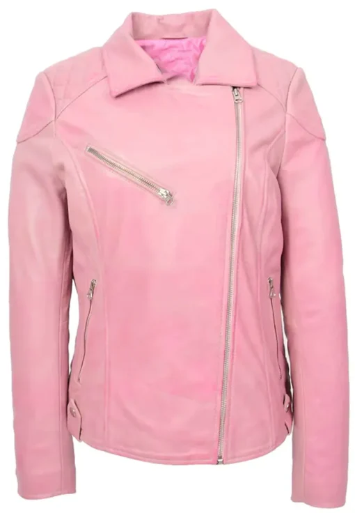 womens-trendy-biker-faux-leather-pink-jacket