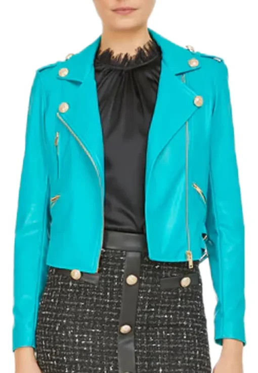 womens-turquoise-faux-leather-moto-jacket