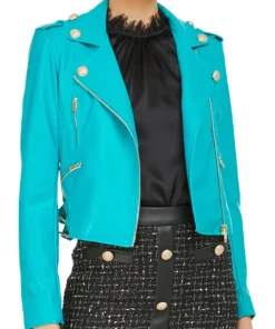 womens-turquoise-faux-leather-moto-jacket