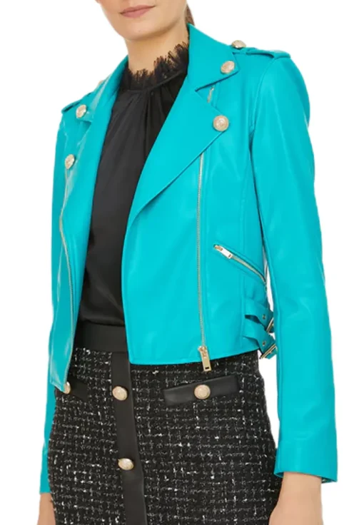 womens-turquoise-faux-leather-moto-jacket