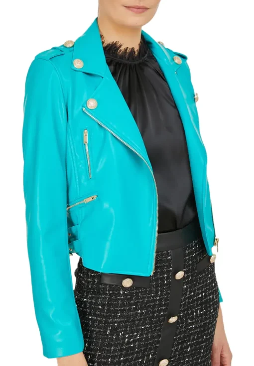 womens-turquoise-faux-leather-moto-jacket