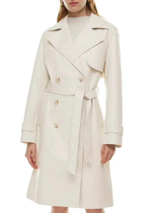womens-white-faux-leather-single-breasted-coat