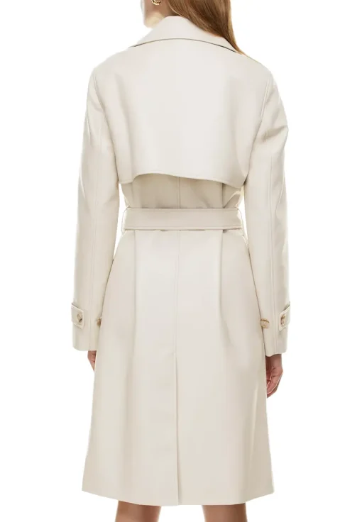 womens-white-faux-leather-single-breasted-coat