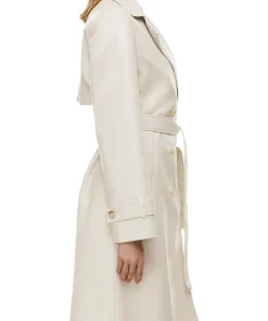 womens-white-faux-leather-single-breasted-coat