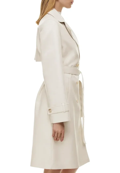 womens-white-faux-leather-single-breasted-coat