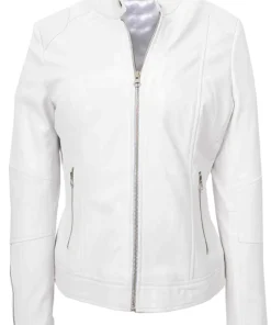 womens-zip-casual-white-faux-leather-biker-jacket