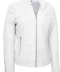 womens-zip-casual-white-faux-leather-biker-jacket