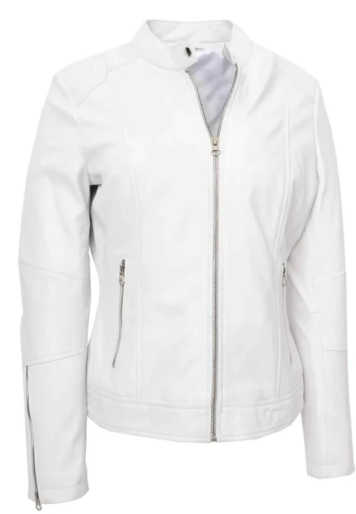 womens-zip-casual-white-faux-leather-biker-jacket
