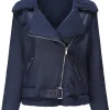 womens-fleece-lined-blue-faux-leather-jacket