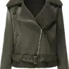 womens-fleece-lined-green-faux-leather-jacket