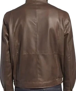 mens-band-collar-brown-faux-leather-bomber-jacket