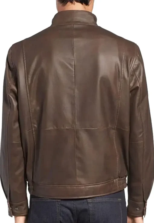 mens-band-collar-brown-faux-leather-bomber-jacket