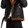 mens-belted-black-faux-leather-shearling-jacket