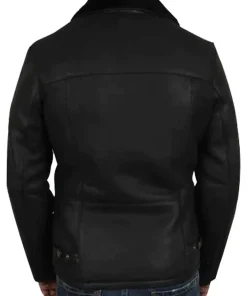 mens-black-aviator-faux-leather-shearling-jacket