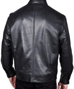 mens-black-faux-leather-bib-jacket