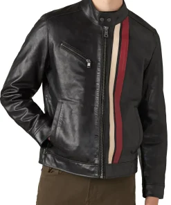 mens-black-faux-leather-jacket-with-multi-stripe