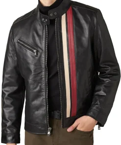 mens-black-faux-leather-jacket-with-multi-stripe