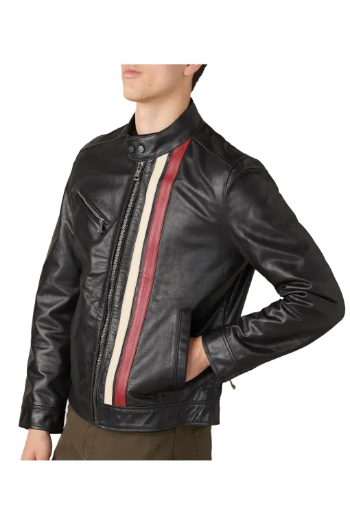 mens-black-faux-leather-jacket-with-multi-stripe