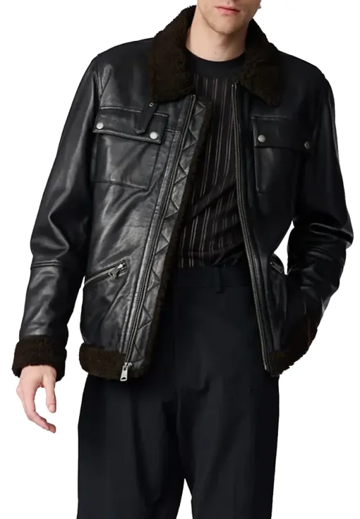 mens-black-faux-leather-moto-jacket-with-sherpa-collar