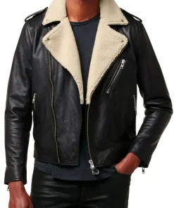 mens-black-faux-leather-shearling-aviator-jacket