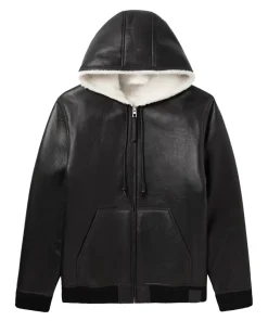 mens-black-faux-leather-shearling-bomber-jacket-with-hood