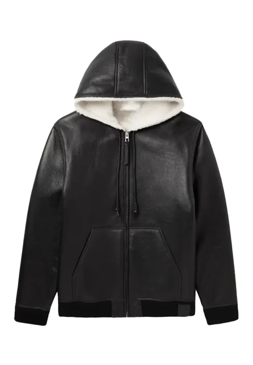 mens-black-faux-leather-shearling-bomber-jacket-with-hood