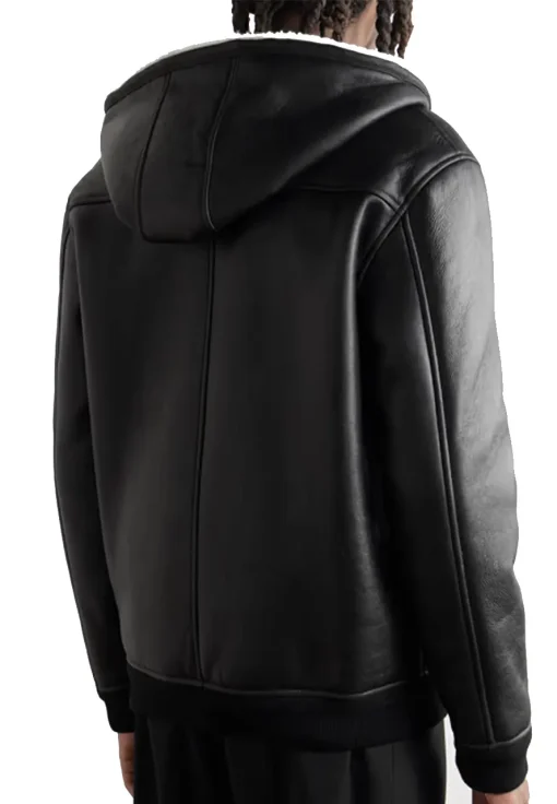 mens-black-faux-leather-shearling-bomber-jacket-with-hood