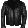 mens-black-shearling-faux-leather-biker-jacket