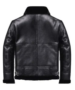 mens-black-shearling-faux-leather-bomber-jacket