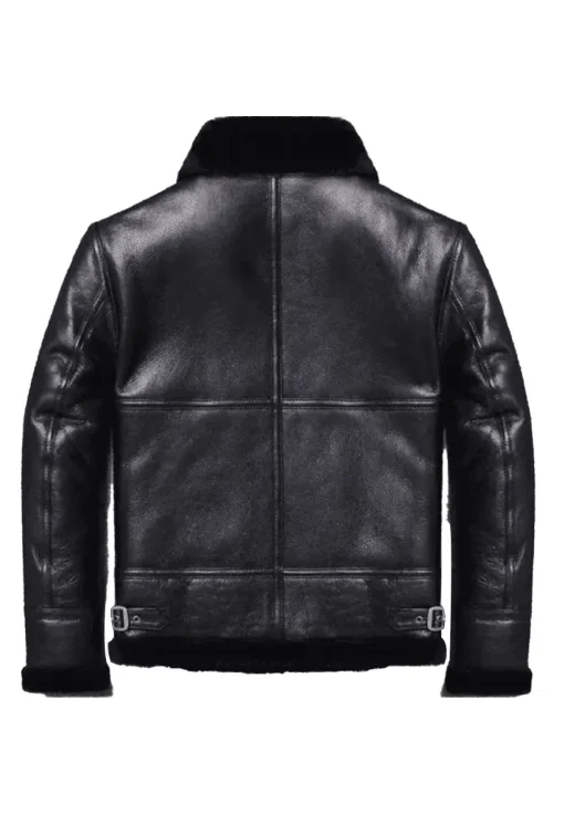 mens-black-shearling-faux-leather-bomber-jacket