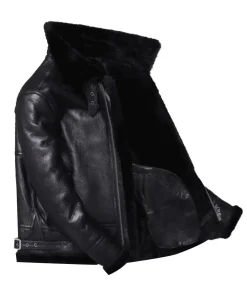 mens-black-shearling-faux-leather-bomber-jacket