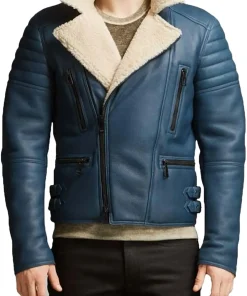 mens-blue-faux-leather-shearling-jacket